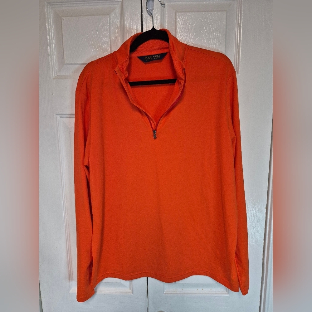 U.S. Polo Assn. Men's Orange Polo Shirt - Picture 2 of 6